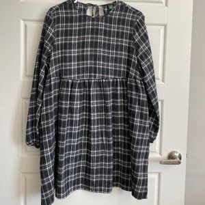 wild fable long-sleeve babydoll dress WITH POCKETS